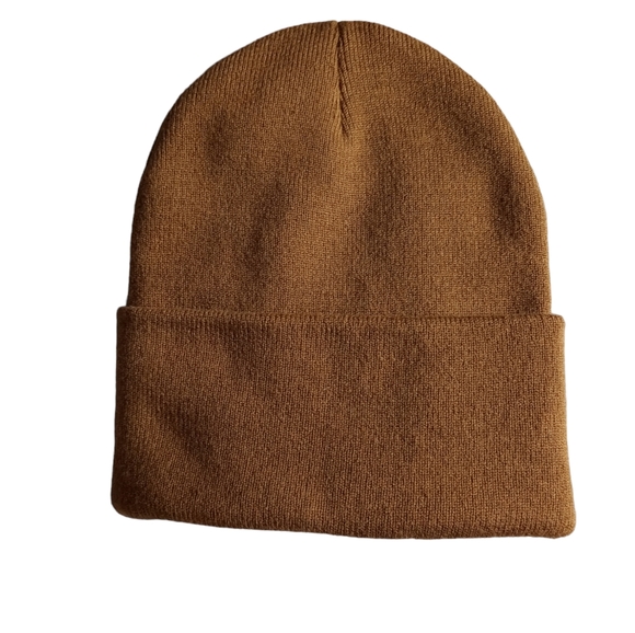 Carhartt Brown knit cuffed beanie- OS - Picture 2 of 3
